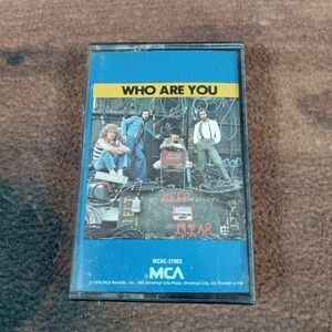 The Who Who Are You Cassette Tape 1978 MCA Records MCAC 37003